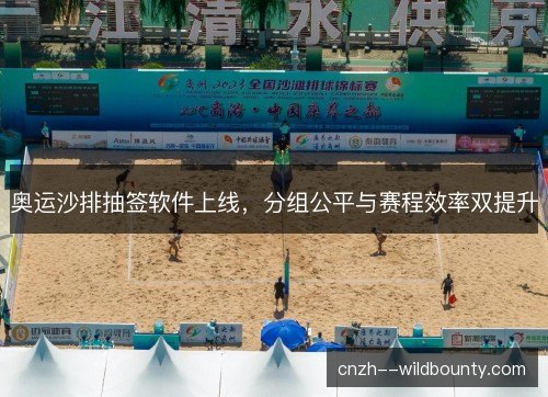 奥运沙排抽签软件上线，分组公平与赛程效率双提升